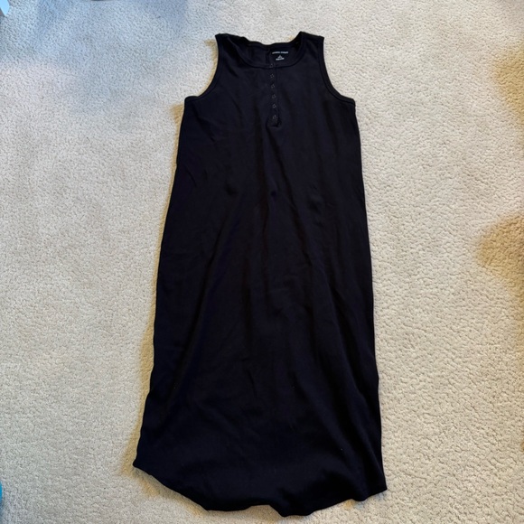 Universal Standard Black Sleeveless Midi Dress - Picture 1 of 7